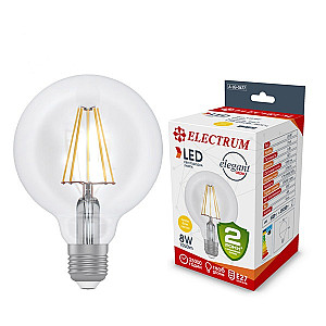 Лампа світлодіодна глоб-ретро Electrum Filament 8W E27 2700K (A-LG-0477)