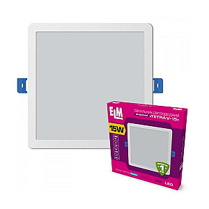 Світильник вбудований світлодіодний ELM Tetra V 15W 4000К IP20 (26-0089)