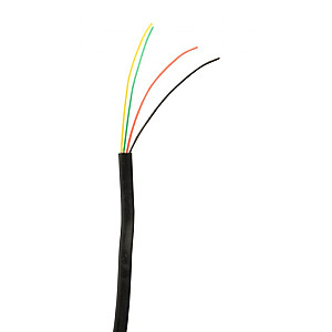 Кабель телефонний Cablexpert TC1000S-100M-B 100 м. 2 пари, плоский, литий, чорний колір