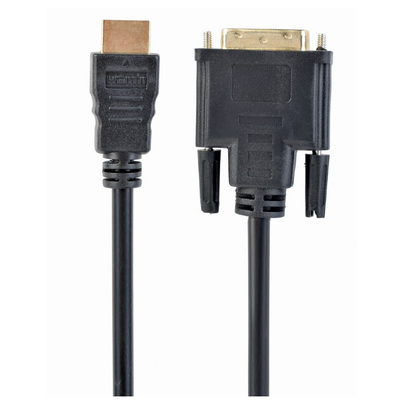 Кабель Cablexpert HDMI - DVI (M/M), 0.5 м, Black (CC-HDMI-DVI-0.5M)