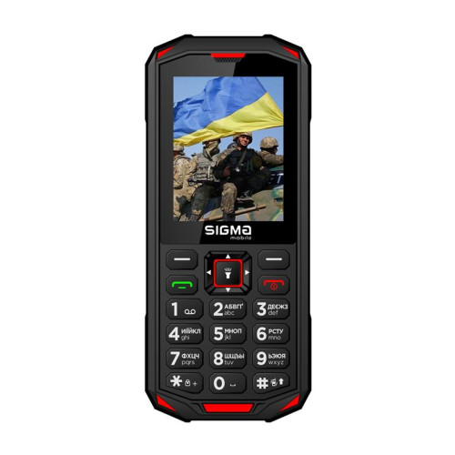 Мобільний телефон Sigma mobile X-treme PA68 Dual Sim Black/Red (4827798466520)