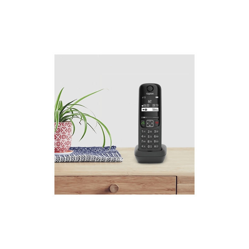 Радiотелефон DECT Gigaset AS690 IP Black (S30852H2813S301)