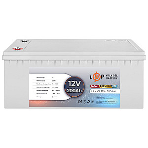 Акумуляторна батарея Logicpower LPN-GL 12V - 200 Ah GEL
