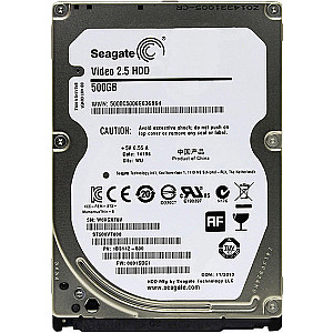 Накопичувач HDD 2.5" SATA  500GB Seagate 5400rpm 16MB Video (ST500VT000) Refurbished