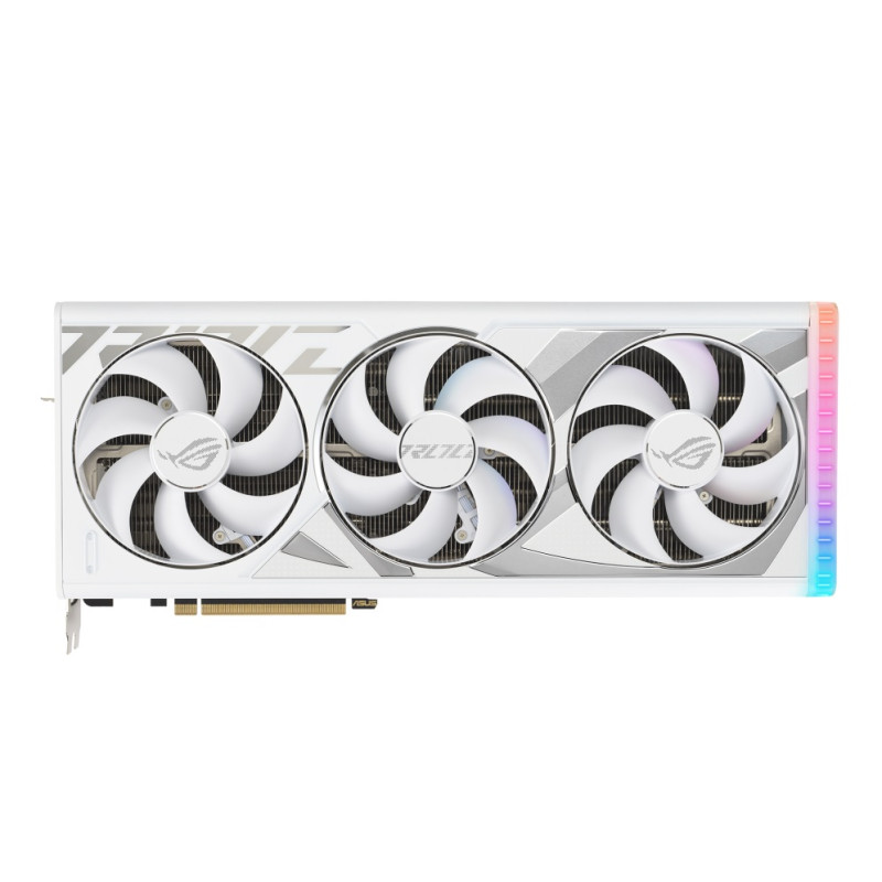 Відеокарта GF RTX 4090 24GB GDDR6X ROG Strix Gaming OC White Edition Asus (ROG-STRIX-RTX4090-O24G-WHITE)