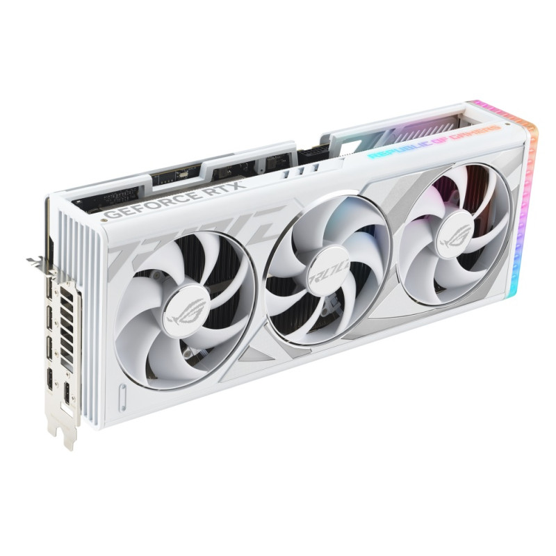 Відеокарта GF RTX 4090 24GB GDDR6X ROG Strix Gaming OC White Edition Asus (ROG-STRIX-RTX4090-O24G-WHITE)