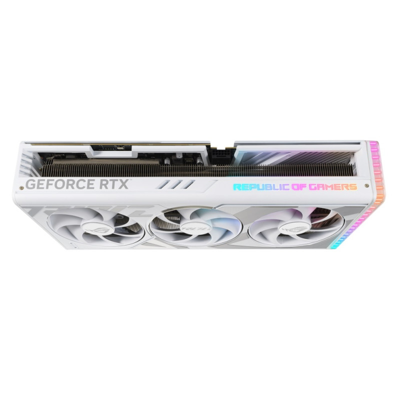 Відеокарта GF RTX 4090 24GB GDDR6X ROG Strix Gaming OC White Edition Asus (ROG-STRIX-RTX4090-O24G-WHITE)