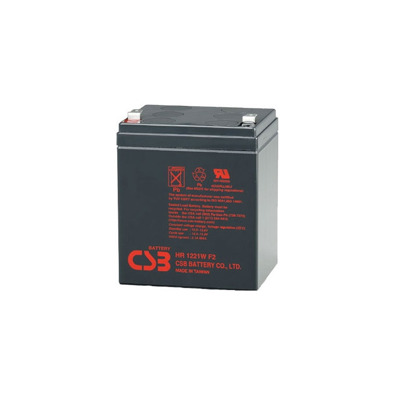 Акумуляторна батарея CSB 12V 5AH (HR1221W) AGM