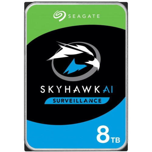 Накопичувач HDD 3.5" SATA 8.0TB Seagate SkyHawk Surveillance 5400rpm 256MB (ST8000VX010)
