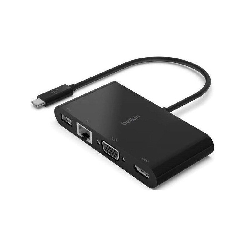 Док-станція Belkin USB-C Multimedia Adapter (AVC005BTBK)