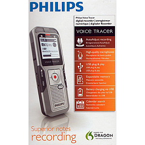 Диктофон Philips DVT3200 4GB Silver