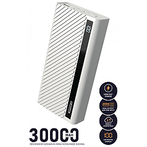 Універсальна мобільна батарея Proda PD-P106 30000mAh White (PD-P106-WH)