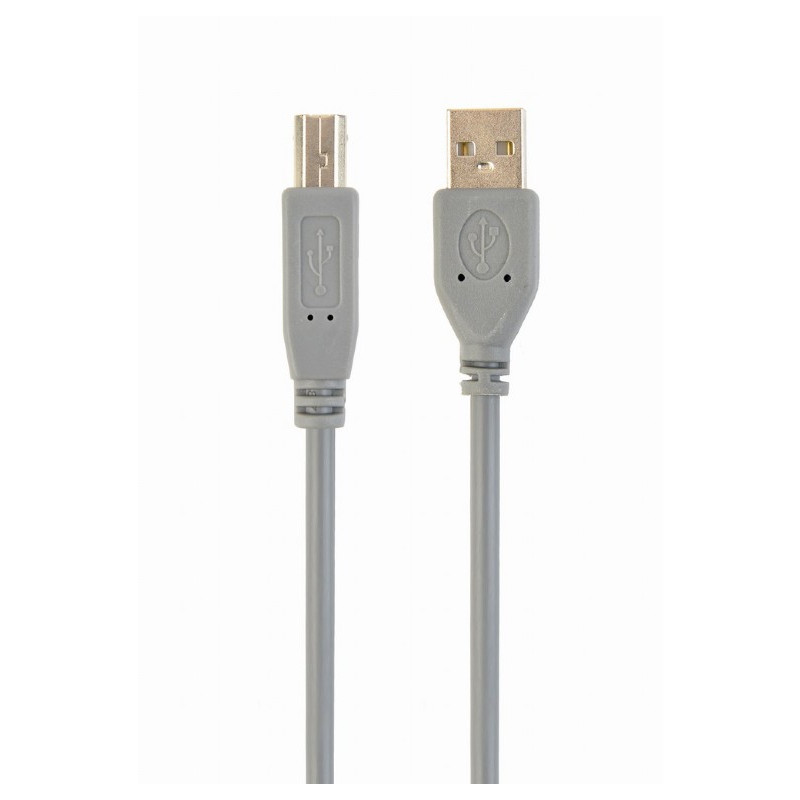 Кабель Cablexpert USB - USB Type-B V 2.0 (M/M), 1.8 м, сірий (CCP-USB2-AMBM-6G)