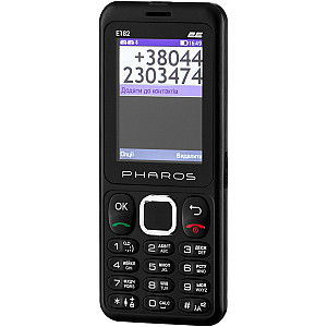 Мобiльний телефон 2E E182 Dual Sim Black (688130245234)