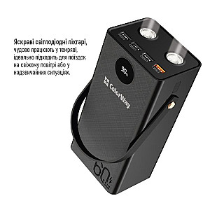 Універсальна мобільна батарея ColorWay Powerful 60000mAh Black (CW-PB600LPA5BK-PDD)