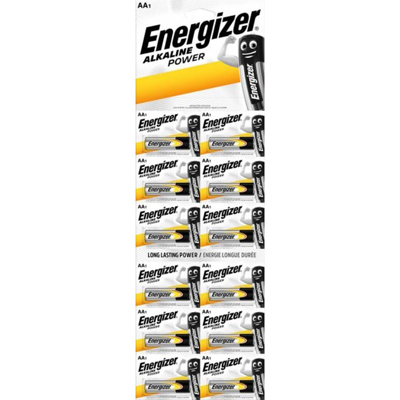 Батарейка Energizer AA/LR06 BL 12шт(1штх12) відривний