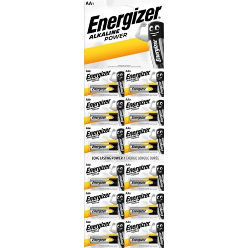 Батарейка Energizer AA/LR06 BL 12шт(1штх12) відривний