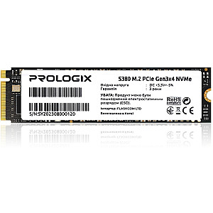Накопичувач SSD 256GB Prologix S380 M.2 2280 PCIe 3.0 x4 NVMe TLC (PRO256GS380)