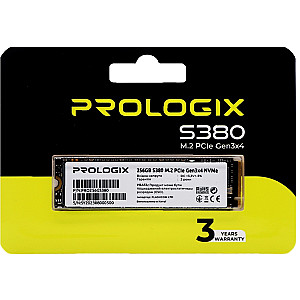 Накопичувач SSD 256GB Prologix S380 M.2 2280 PCIe 3.0 x4 NVMe TLC (PRO256GS380)