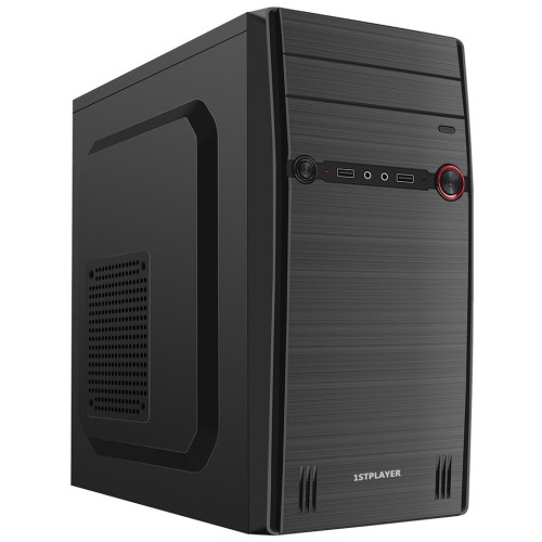 Корпус 1stPlayer M5-500PLS Black 500W (5.25" N/A)
