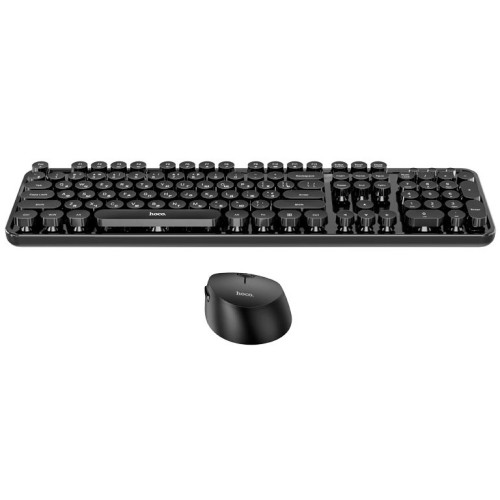 Комплект (клавіатура, мишка) бездротовий HOCO DI25 Palladis Black (DI25B)