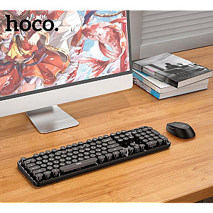 Комплект (клавіатура, мишка) бездротовий HOCO DI25 Palladis Black (DI25B)