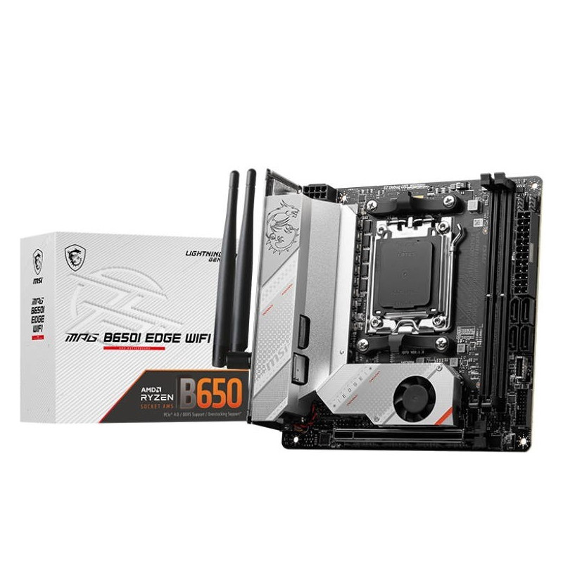 Материнська плата MSI MPG B650I Edge WiFi Socket AM5