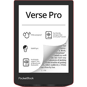 Електронна книга PocketBook 634 Verse Pro Passion Red (PB634-3-CIS)