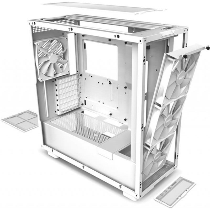 Корпус NZXT H7 Elite RGB White (CM-H71EW-02) без БЖ