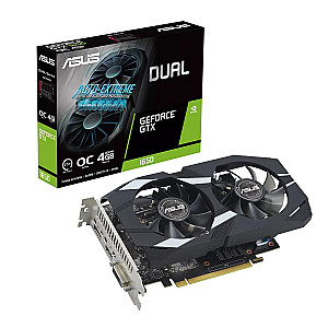 Відеокарта GF GTX 1650 4GB GDDR6 Dual EVO OC D6 Asus (DUAL-GTX1650-O4GD6-P-EVO)