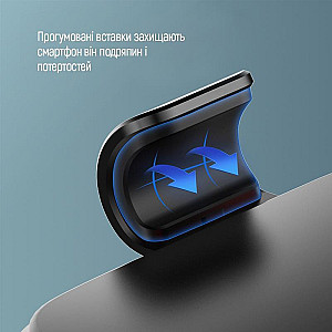 Тримач автомобільний СolorWay Metallic Gravity Holder 3 Black (CW-CHG14-BK)