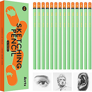 Набір олівців Arrtx для малювання HB (ADP-01HB), 14 шт (LC303595)