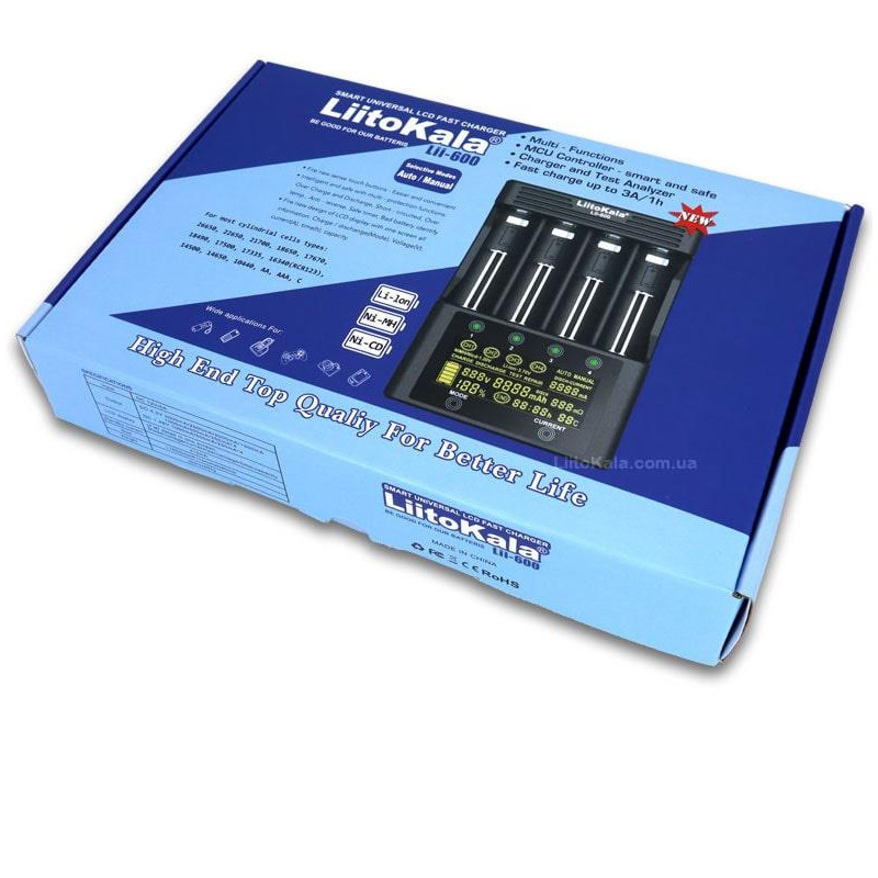 Зарядний пристрій Liitokala Lii-600