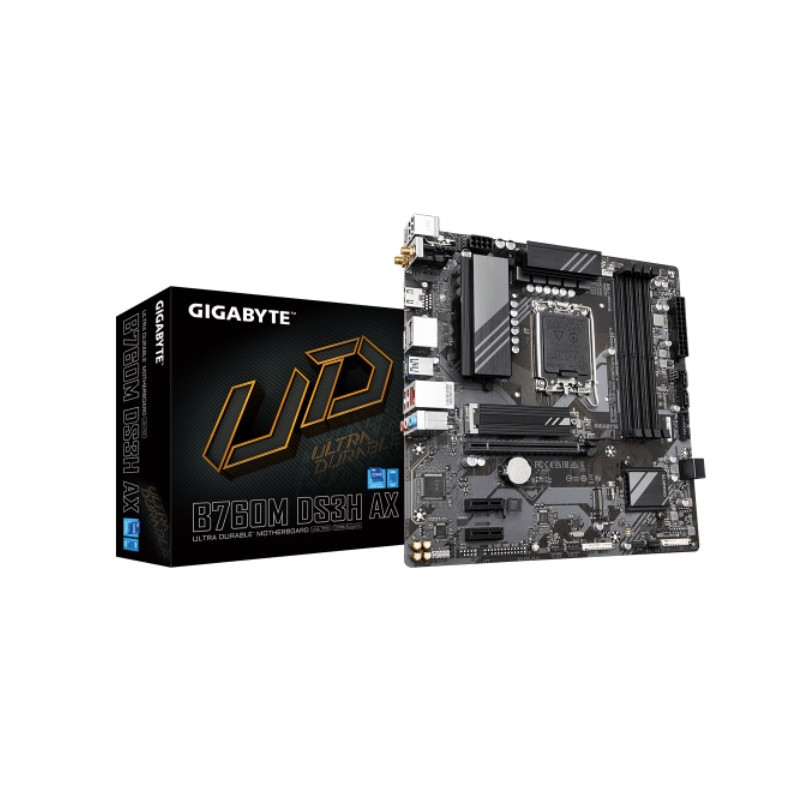 Материнська плата Gigabyte B760M DS3H AX  Socket 1700