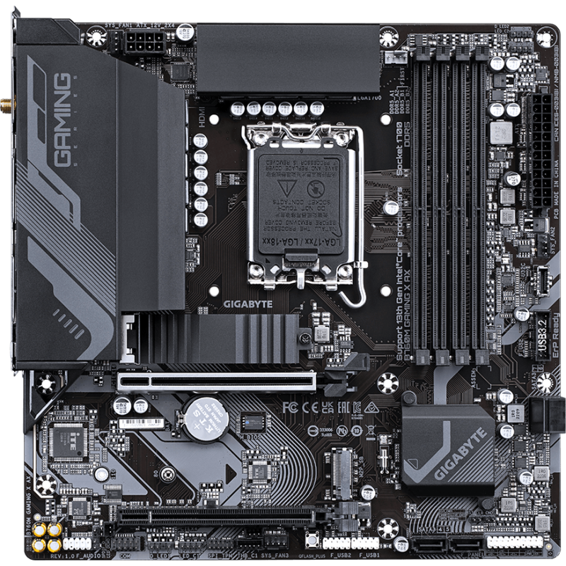 Материнська плата Gigabyte B760M Gaming X AX Socket 1700