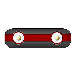 Мобiльний телефон Nomi i1850 Dual Sim Black-Red