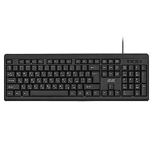 Комплект (клавіатура, мишка) 2E MK401 (2E-MK401UB) Black USB