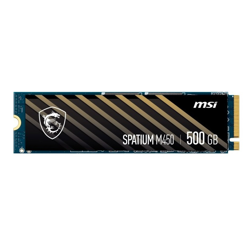 Накопичувач SSD  500GB MSI Spatium M450 M.2 2280 PCIe 4.0 x4 NVMe 3D NAND TLC (S78-440K220-P83)