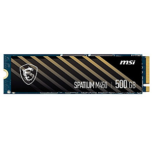 Накопичувач SSD  500GB MSI Spatium M450 M.2 2280 PCIe 4.0 x4 NVMe 3D NAND TLC (S78-440K220-P83)