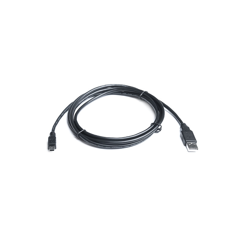 Кабель REAL-EL USB - mini USB V 2.0 (M/M), 1.8 м, чорний (EL123500006)