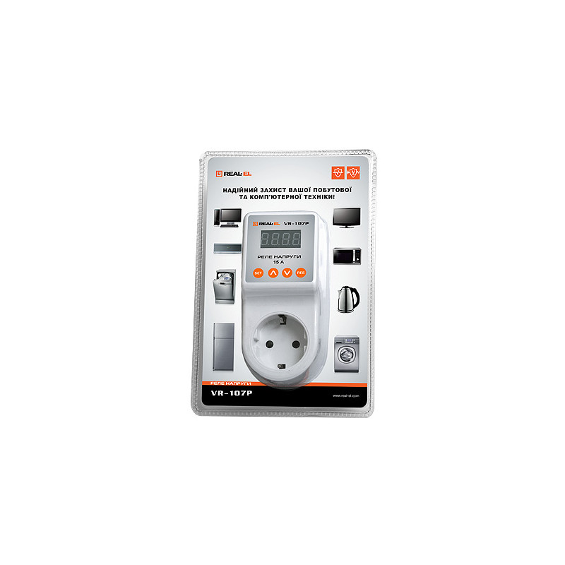 Реле напруги REAL-EL VR-107P