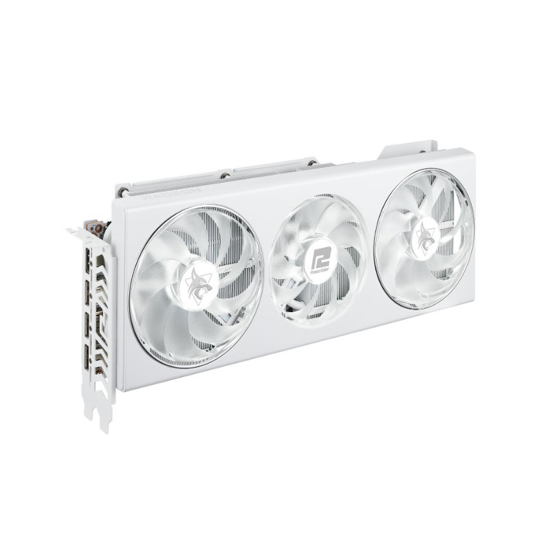Відеокарта AMD Radeon RX 7800 XT 16GB GDDR6 Hellhound Spectral White PowerColor (RX 7800 XT 16G-L/OC/WHITE)
