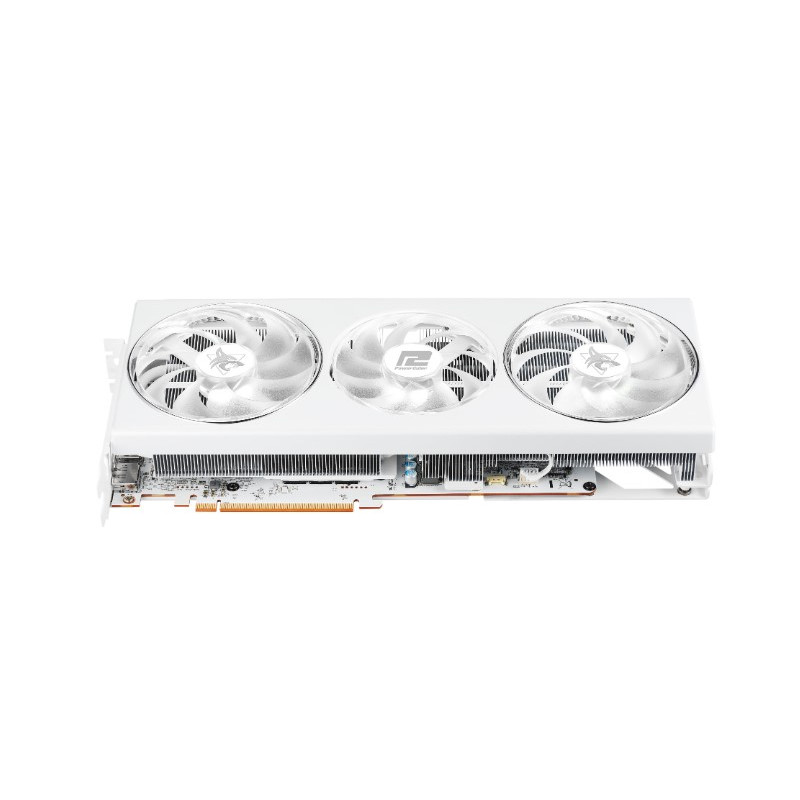 Відеокарта AMD Radeon RX 7800 XT 16GB GDDR6 Hellhound Spectral White PowerColor (RX 7800 XT 16G-L/OC/WHITE)