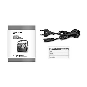 Радіоприймач REAL-EL X-540 Black-Yellow