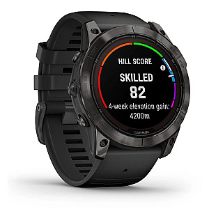 Смарт-годинник Garmin Fenix 7X Pro Sapphire Solar Carbon Gray DLC Titanium with Black Band (010-02778-54)