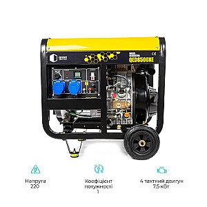 Генератор дизельний Qube QFED8500XE