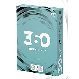 Папір 360 Office 80г/м2, A4, 500л, class C, білизна 153% CIE