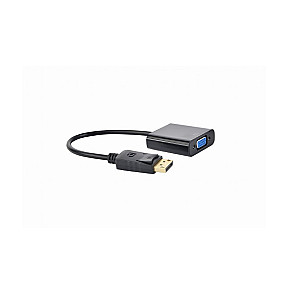 Адаптер Cablexpert DisplayPort - VGA (M/F), 0.15 м, Black (A-DPM-VGAF-02)