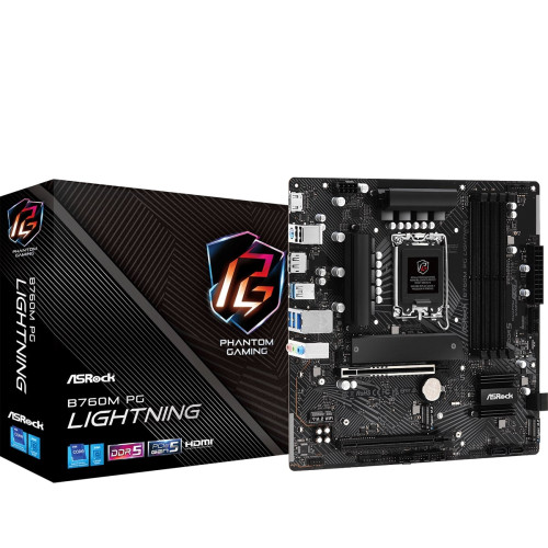 Материнська плата ASRock B760M PG Lightning Socket 1700