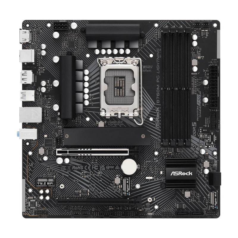 Материнська плата ASRock B760M PG Lightning Socket 1700